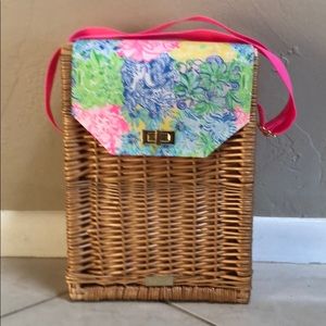 Lilly Pulitzer Wine Basket